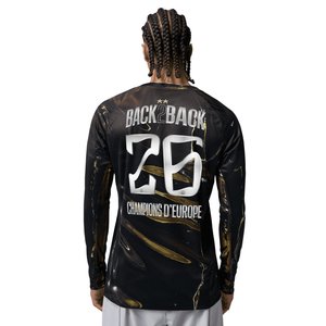 Maillot manches longues PSG Jordan Night Edition Match Dri-FIT ADV 25/26 - Flocage Champions of Europe - 26, vue 2