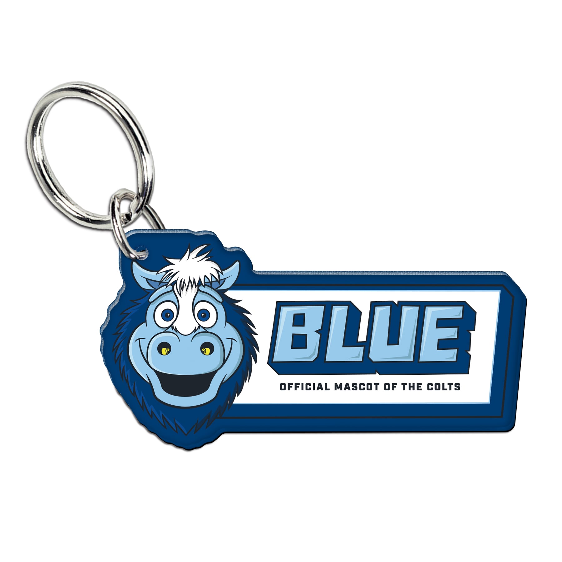 WinCraft Indianapolis Colts Mascot Premium Acrylic Key Ring