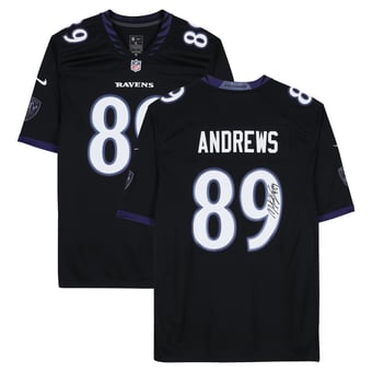 Mark Andrews Baltimore Ravens Autographed Black Nike 2026 Alternate Game Jersey