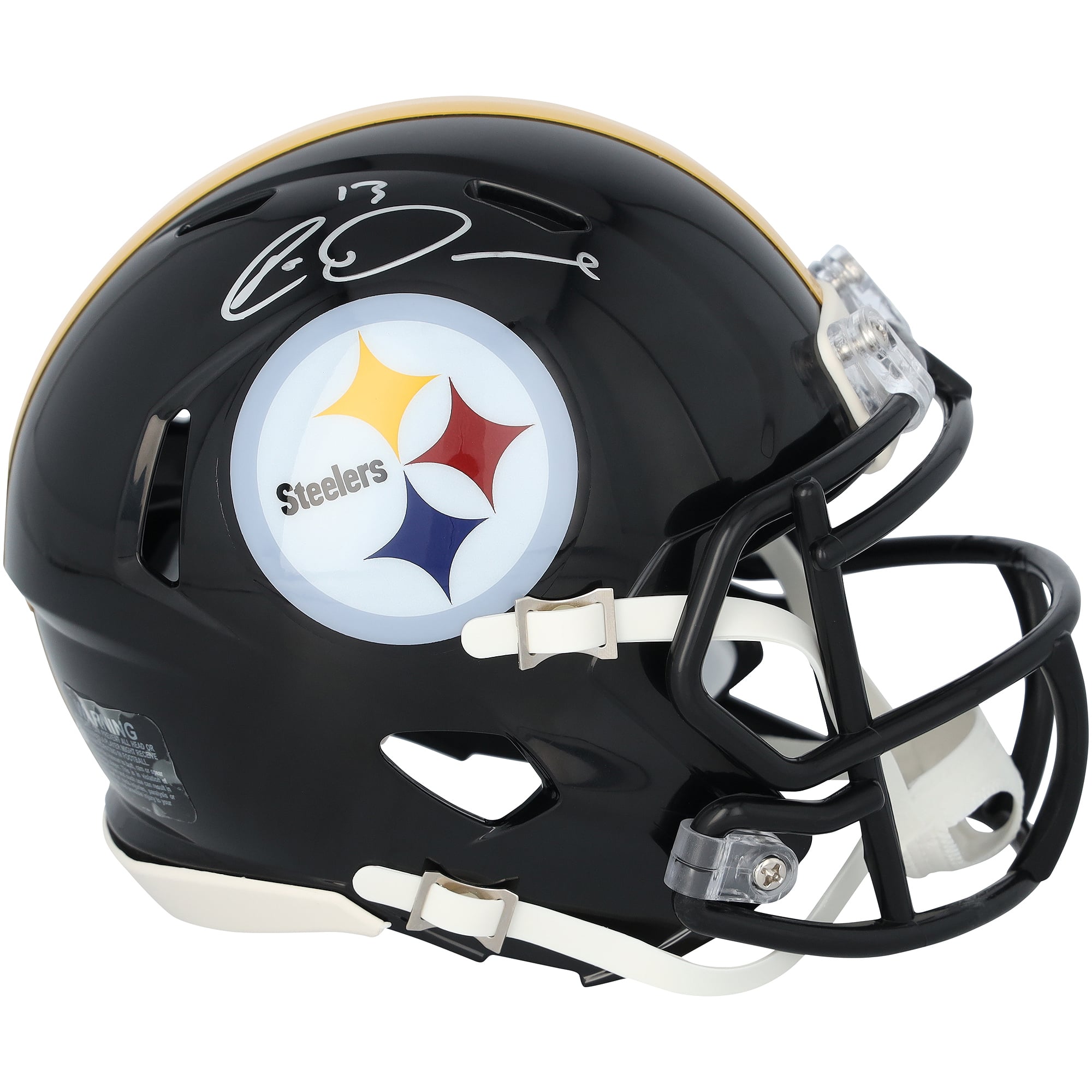 Rico Dowdle Pittsburgh Steelers Autographed Riddell Speed Mini Helmet