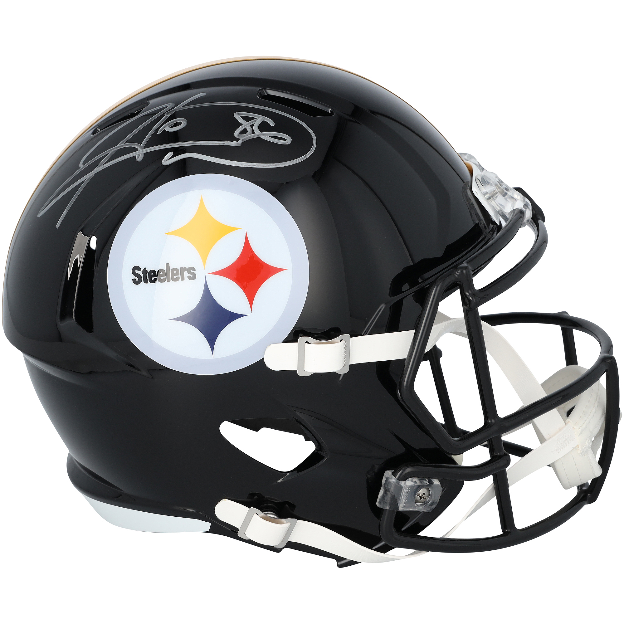 Hines Ward Pittsburgh Steelers Autographed Riddell Speed Replica Helmet