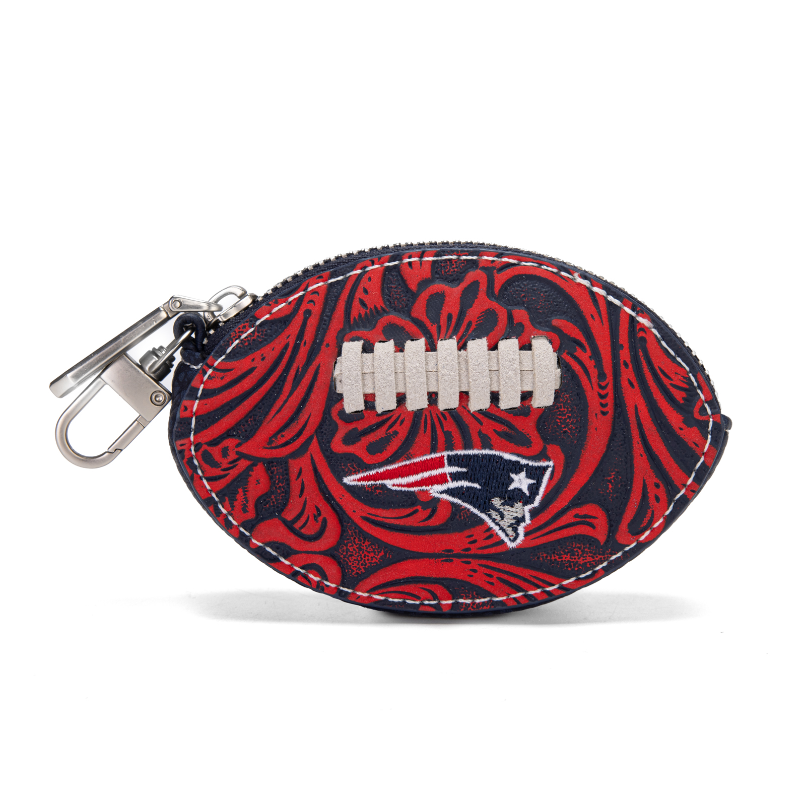 Women's Montana West New England Patriots Football Bag Charm