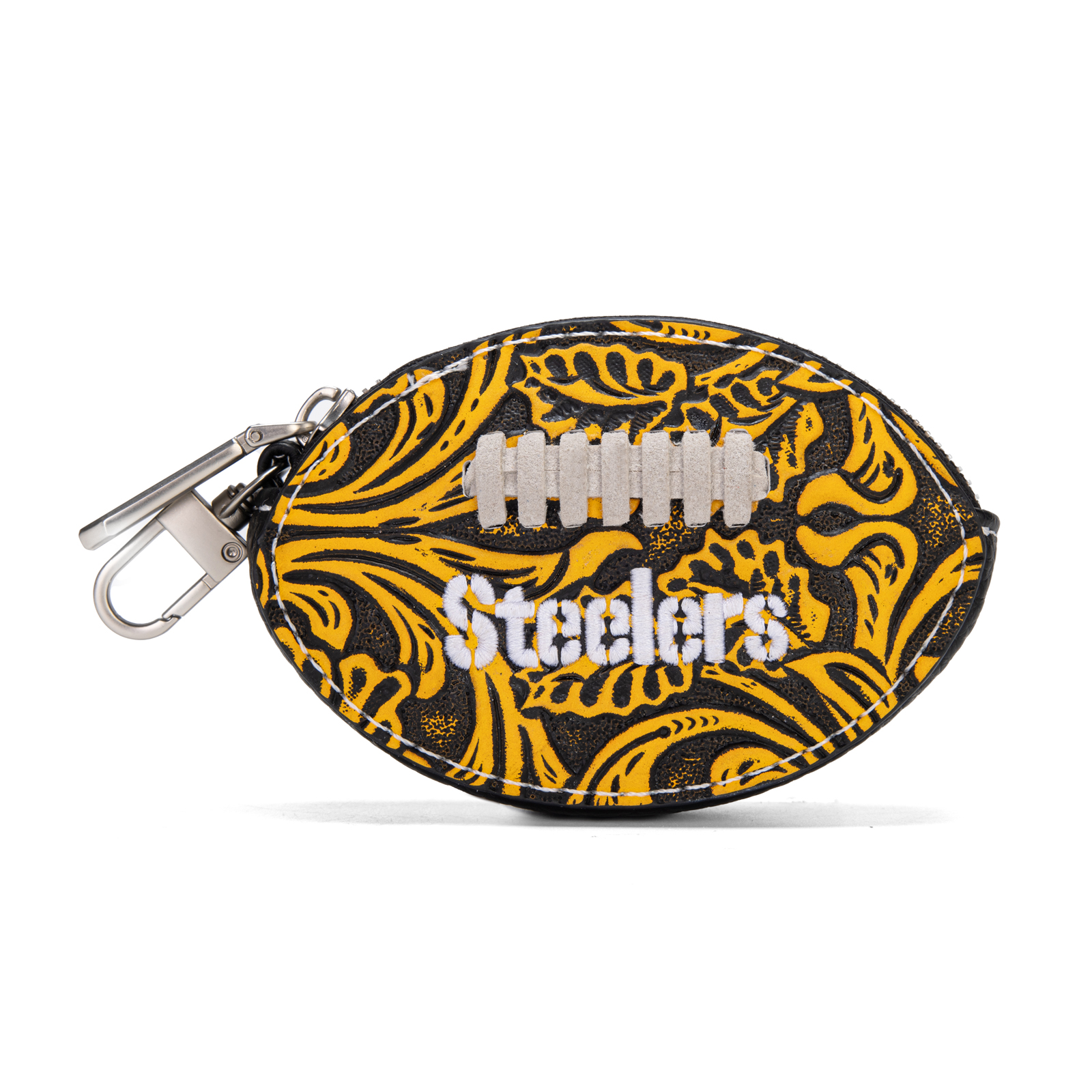 Women's Montana West Pittsburgh Steelers Football Bag Charm