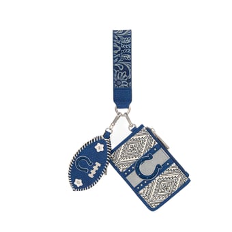 Women's Montana West Indianapolis Colts Wallet & Football Charm Wristlet