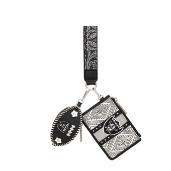Women's Montana West Las Vegas Raiders Wallet & Football Charm Wristlet