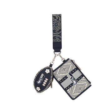 Women's Montana West Seattle Seahawks Wallet & Football Charm Wristlet