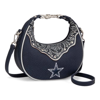 Women's Montana West Dallas Cowboys Crescent Shoulder Bag