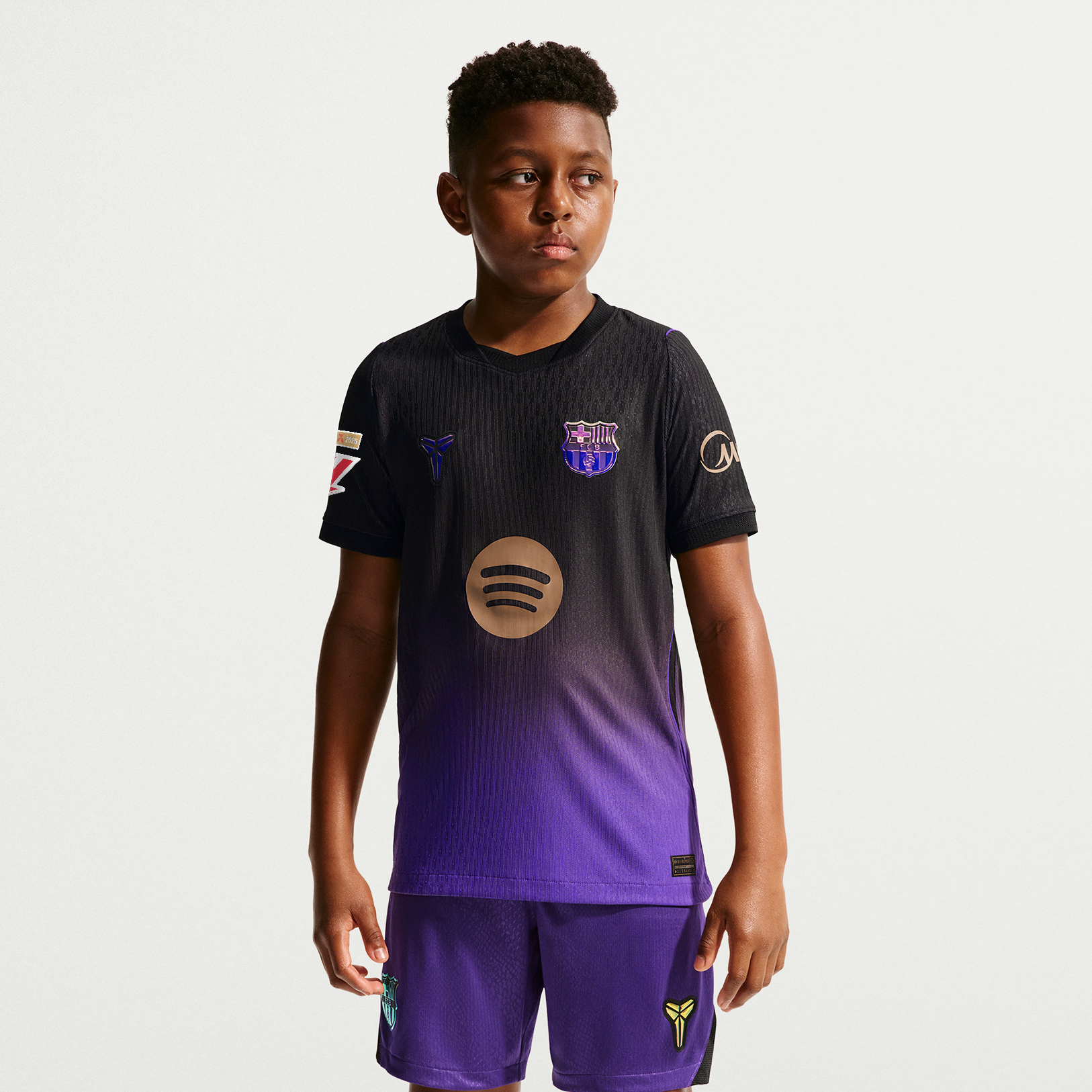 Youth Nike Purple Barcelona 2026/27 Away Match Authentic Jersey