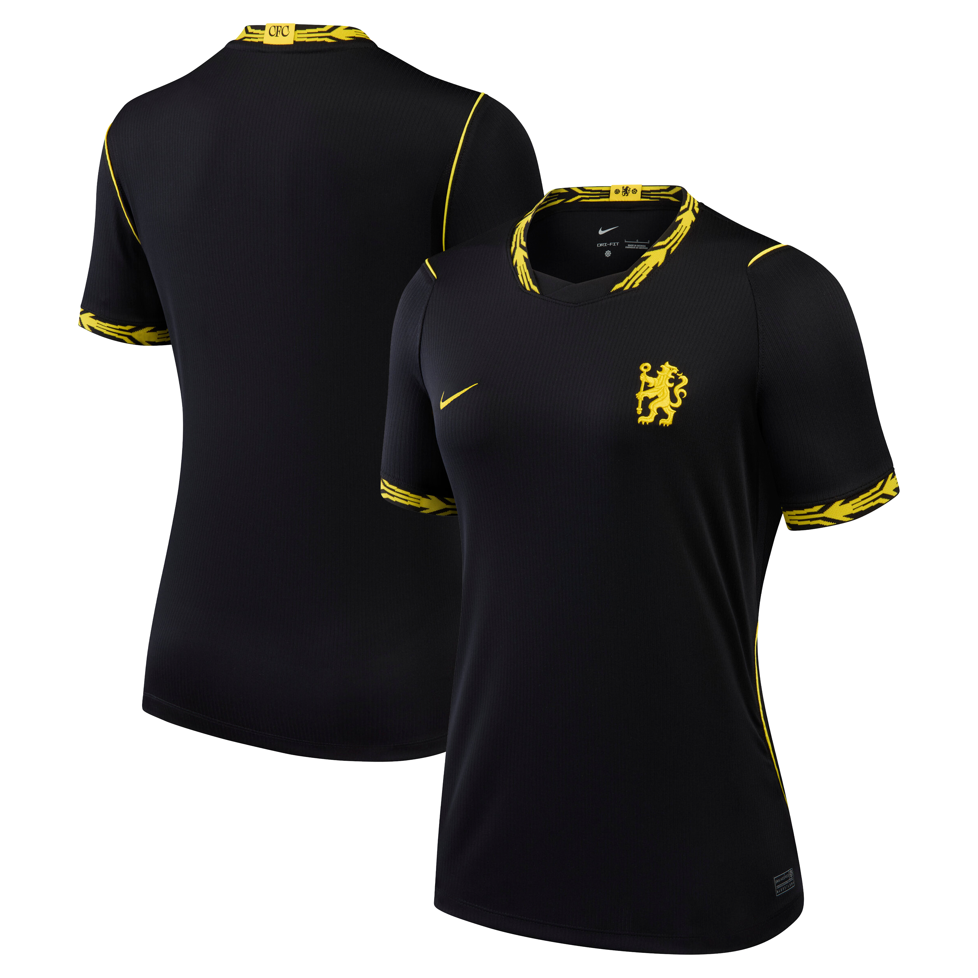 Women's Nike Black Chelsea 2026/27 Away Stadium Replica Jersey