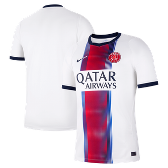 Men's Nike  White Paris Saint-Germain 2026/27 Away Stadium Replica Jersey