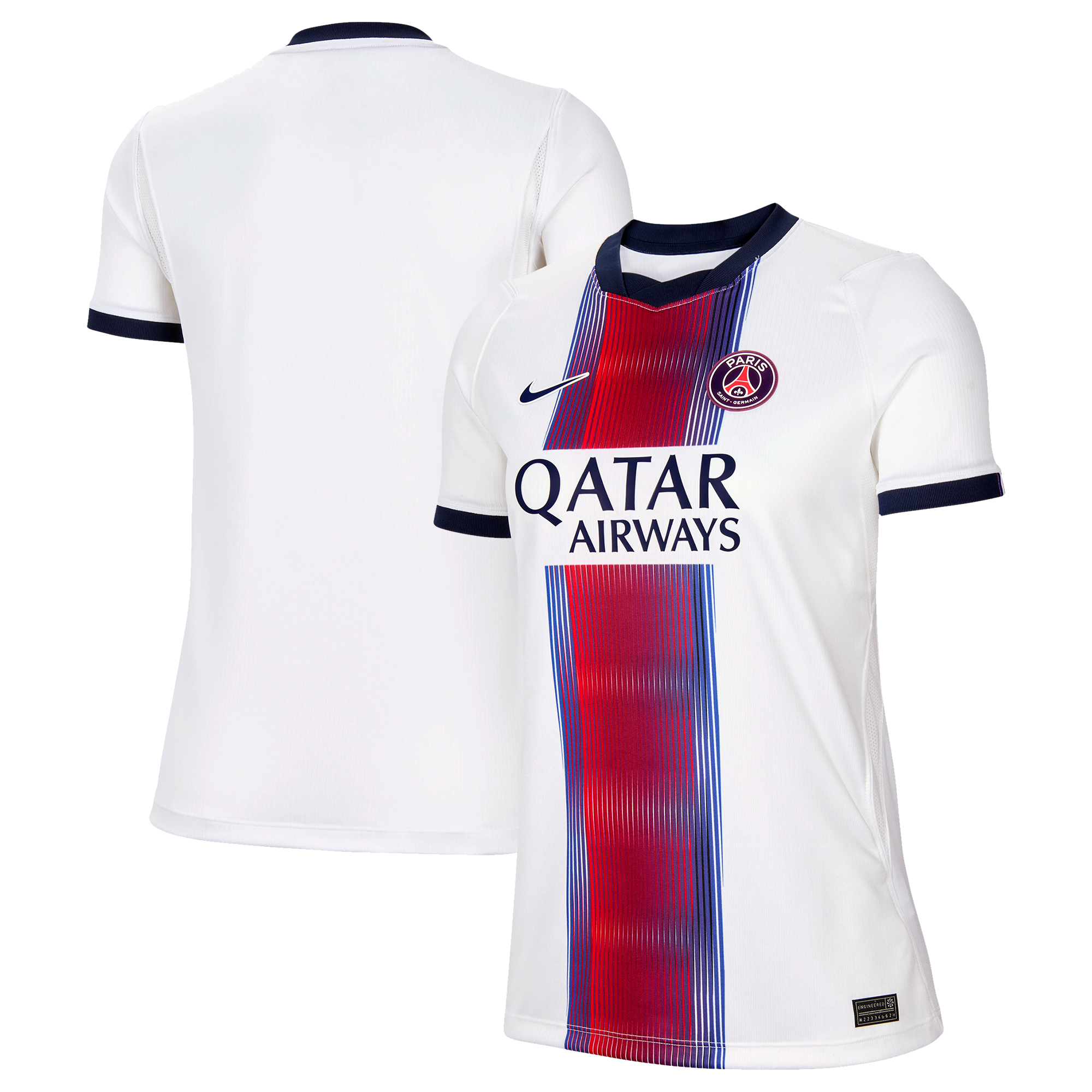 Women's Nike  White Paris Saint-Germain 2026/27 Away Stadium Replica Jersey