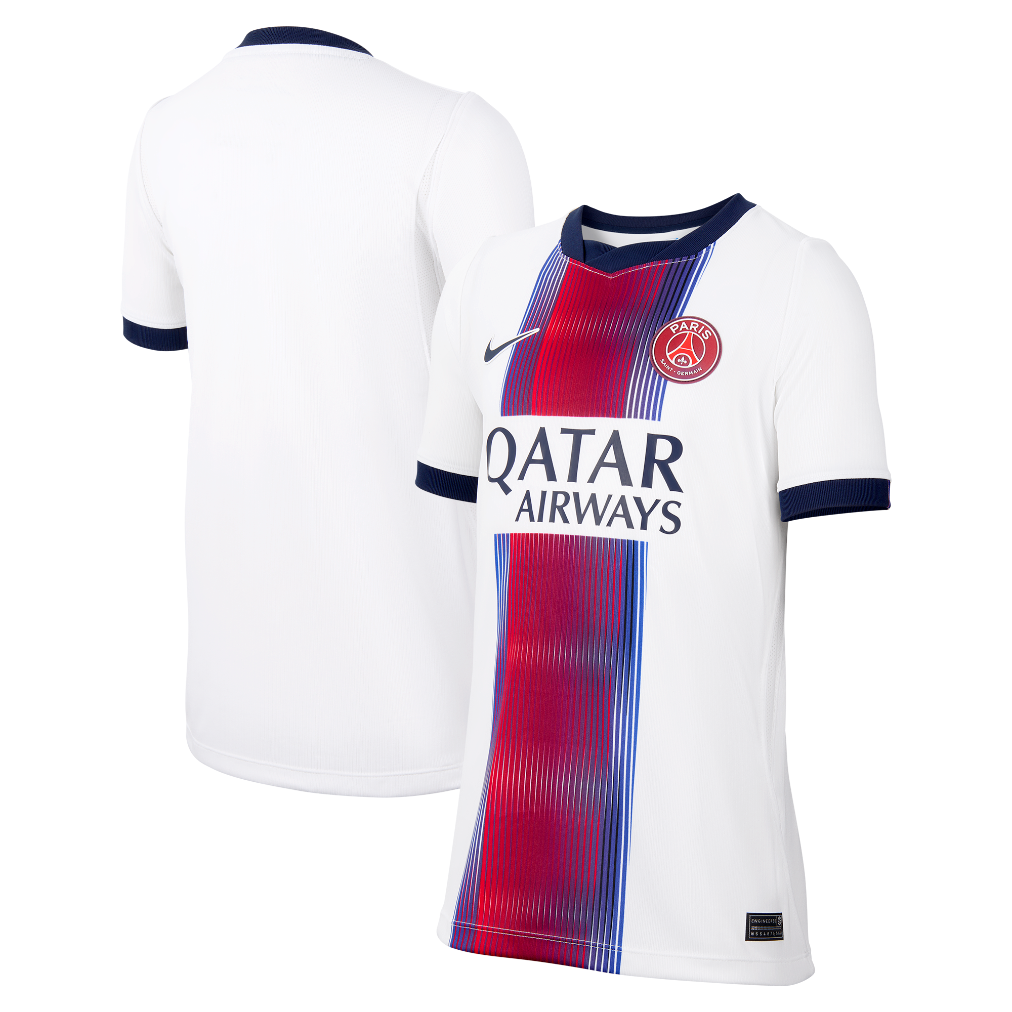 Youth Nike  White Paris Saint-Germain 2026/27 Away Stadium Replica Jersey