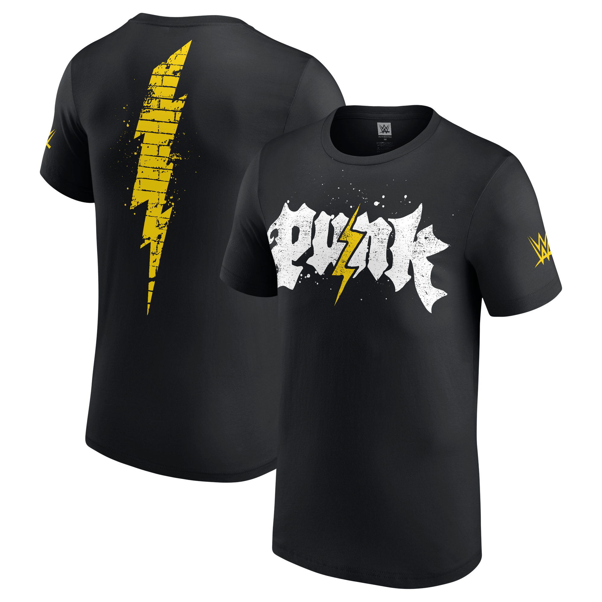 Men's Black CM Punk Electric Punk T-Shirt