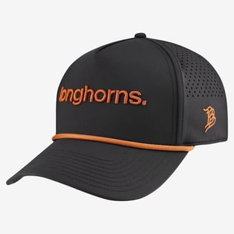 Men's Branded Bills  Black Texas Longhorns Statement Adjustable Rope Hat