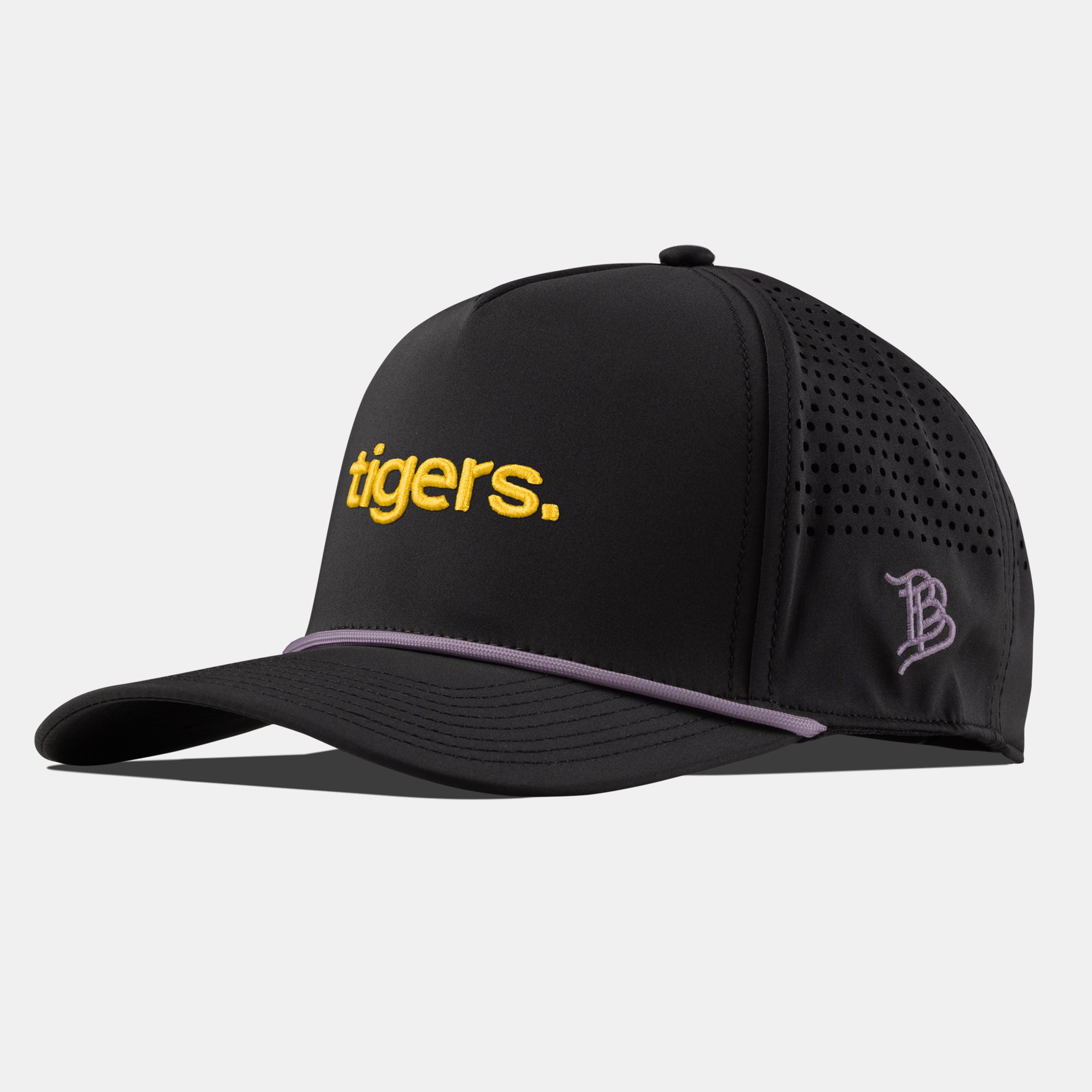 Men's Branded Bills Black LSU Tigers Statement Adjustable Rope Hat