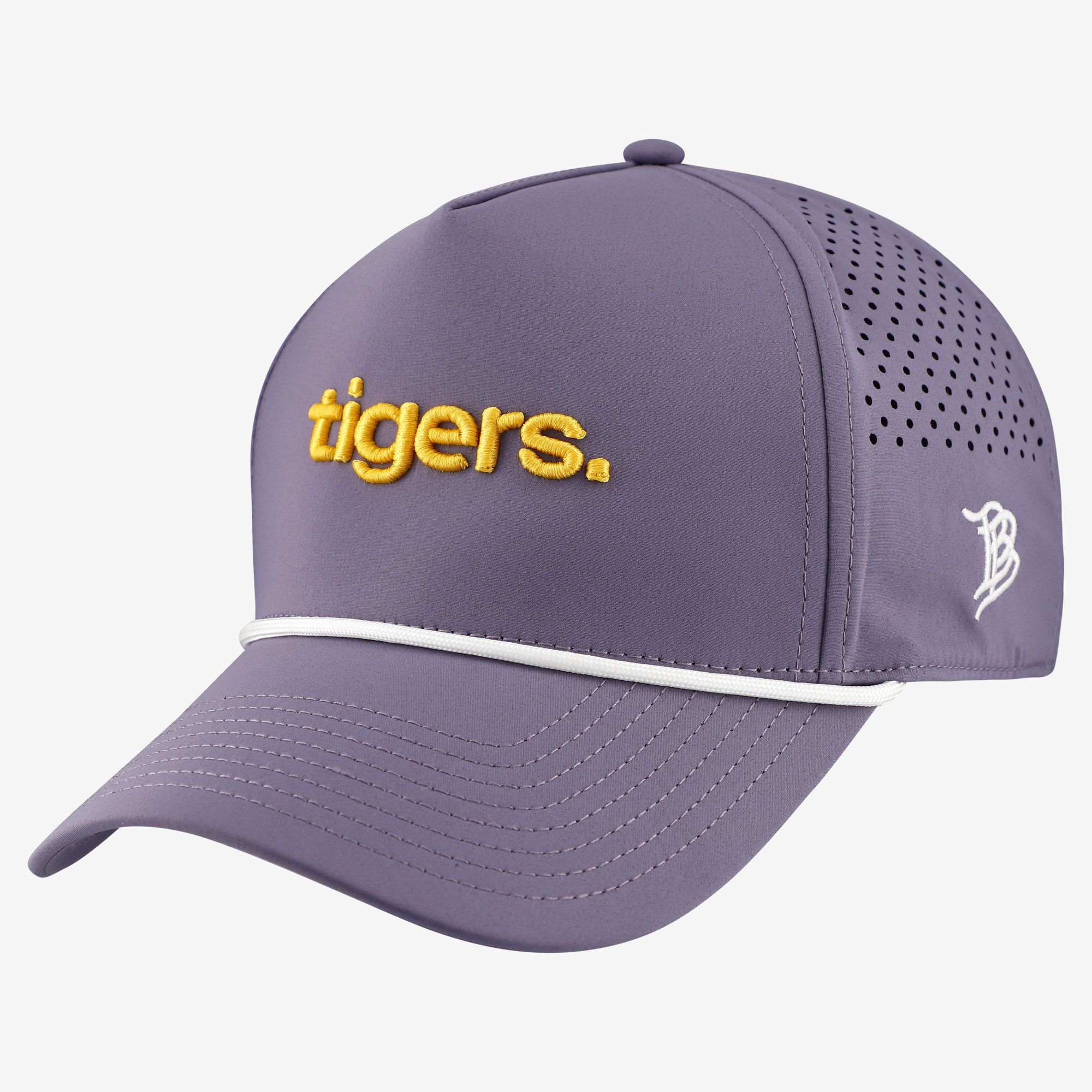 Men's Branded Bills  Purple LSU Tigers Statement Adjustable Rope Hat