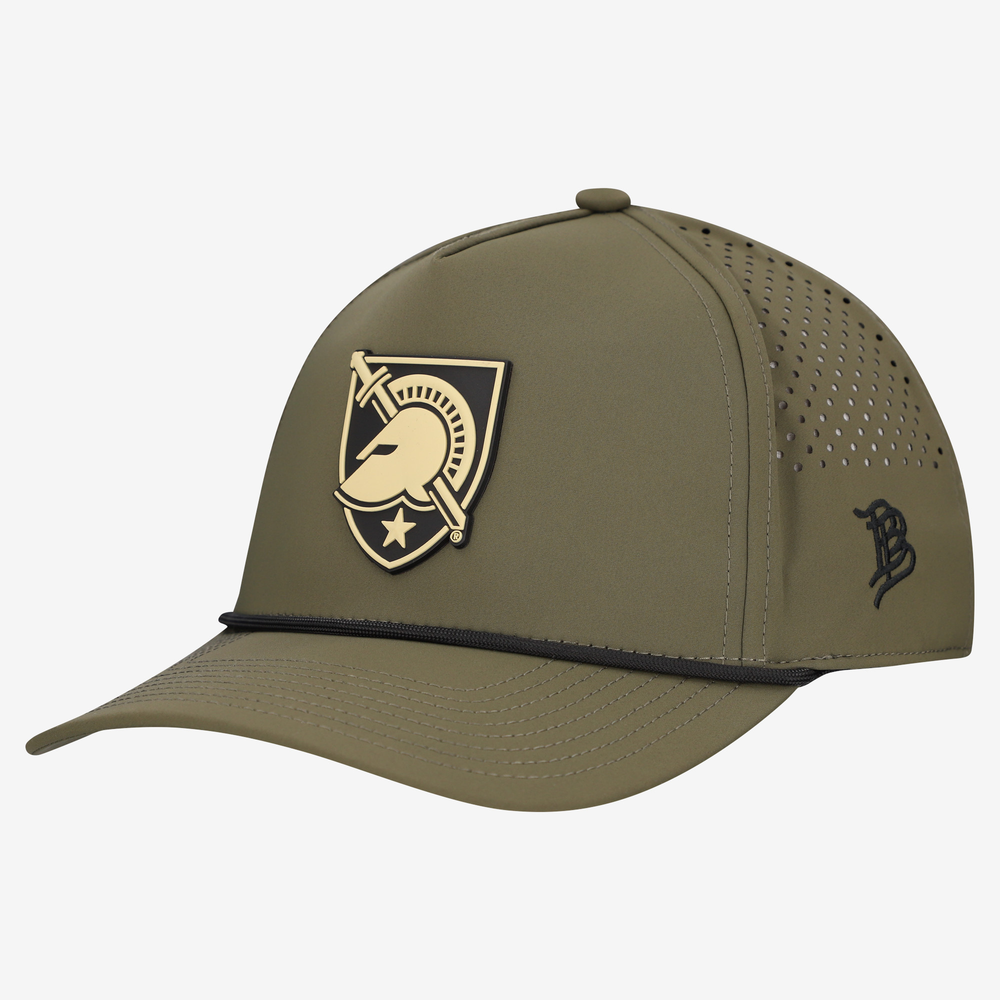 Men's Branded Bills  Green Army Black Knights Classic Adjustable Rope Hat