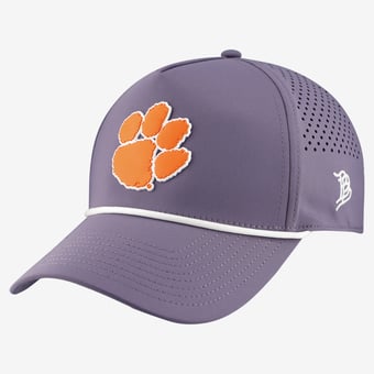 Men's Branded Bills  Purple Clemson Tigers Classic Adjustable Rope Hat