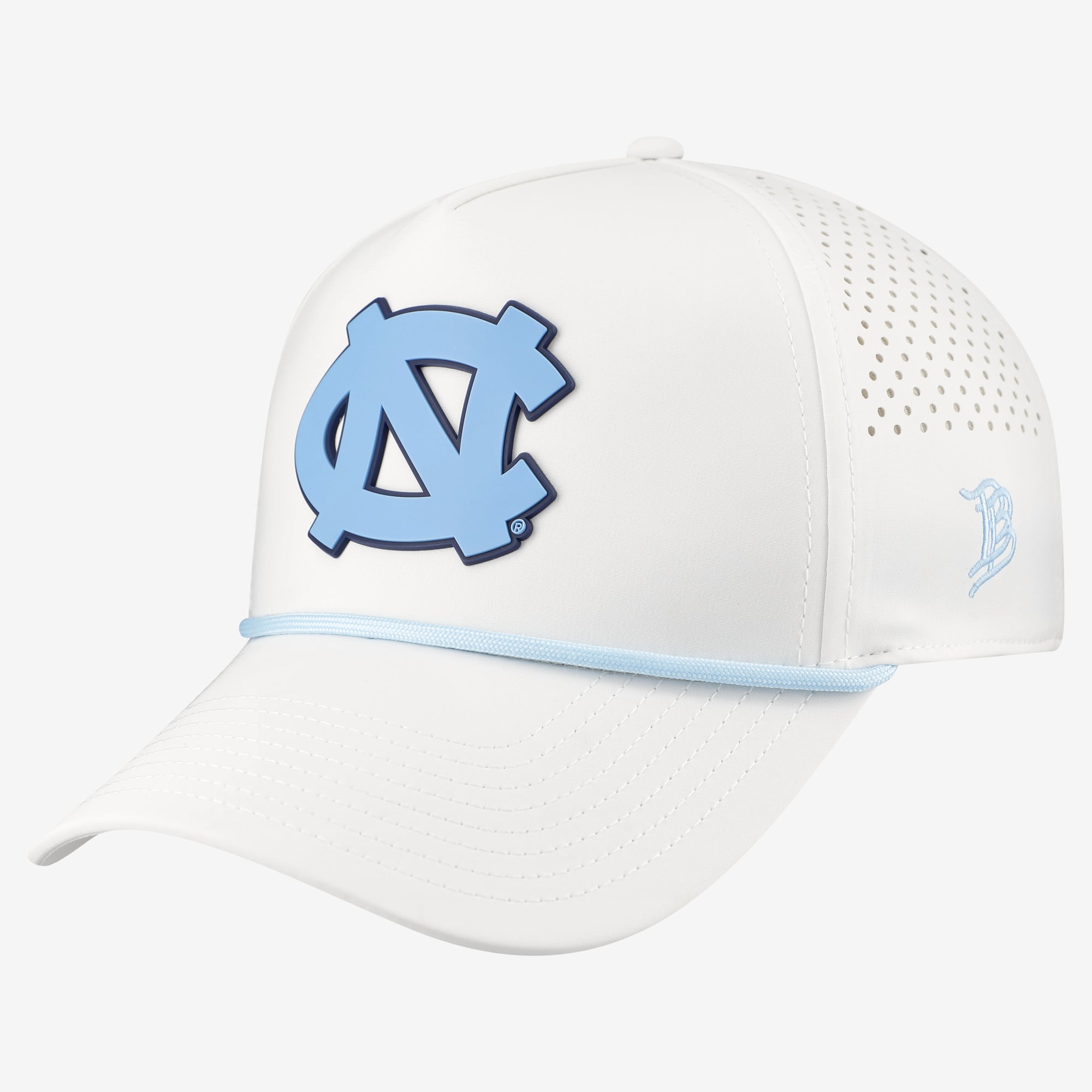 Men's Branded Bills  White North Carolina Tar Heels Classic Adjustable Rope Hat