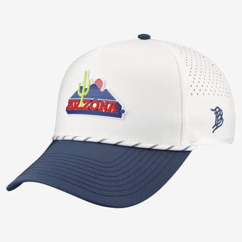 Men's Branded Bills White/Navy Arizona Wildcats Classic Adjustable Rope Hat