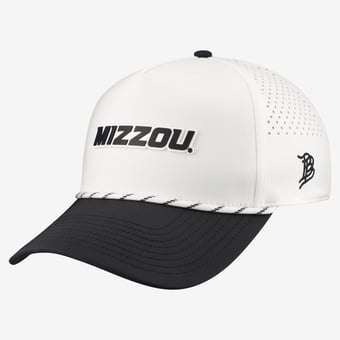 Men's Branded Bills  White/Black Missouri Tigers Classic Adjustable Rope Hat