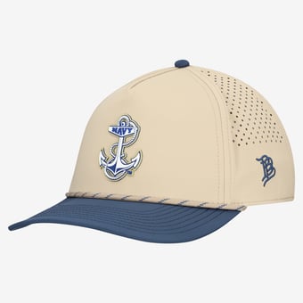Men's Branded Bills Khaki/Navy Navy Midshipmen Classic Adjustable Rope Hat