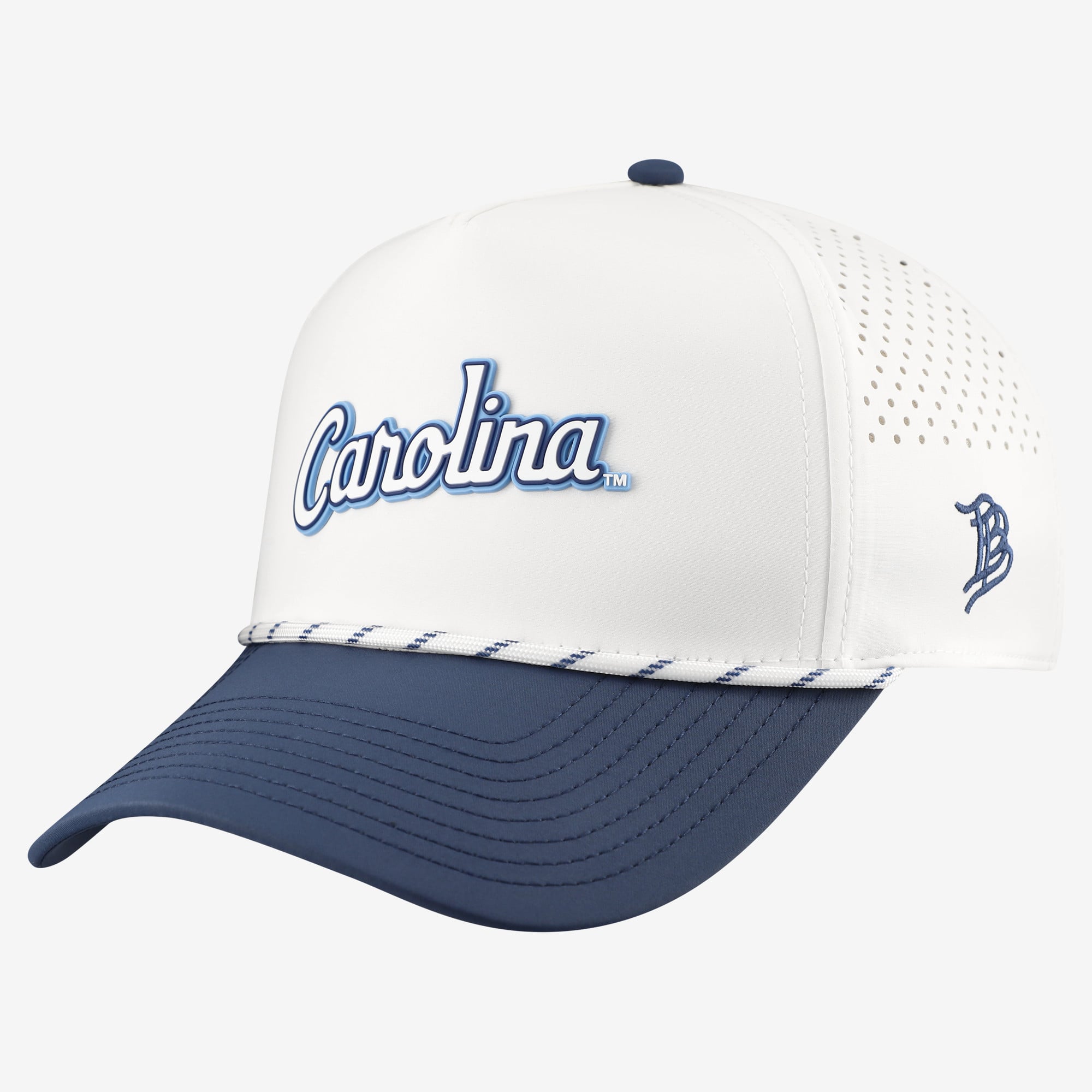 Men's Branded Bills White/Navy North Carolina Tar Heels Classic Adjustable Rope Hat