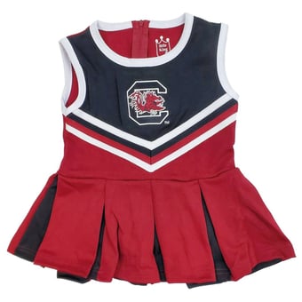 Infant Little King  Garnet South Carolina Gamecocks Cheer Jumper