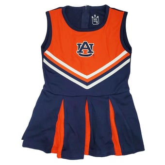 Infant Little King  Navy Auburn Tigers Cheer Jumper