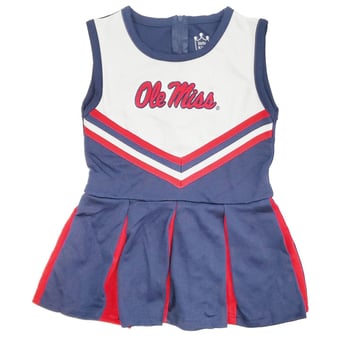 Infant Little King  Navy Ole Miss Rebels Cheer Jumper