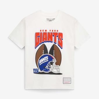 Youth Mitchell & Ness  White New York Giants Mascot Mania T-Shirt