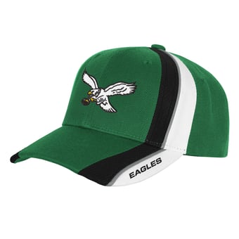 Youth Mitchell & Ness Kelly Green Philadelphia Eagles Club Downforce Pro Crown Snapback Hat