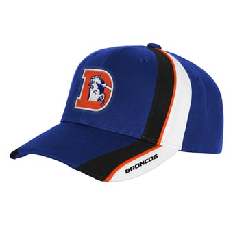 Youth Mitchell & Ness Royal Denver Broncos Club Downforce Pro Crown Adjustable Hat