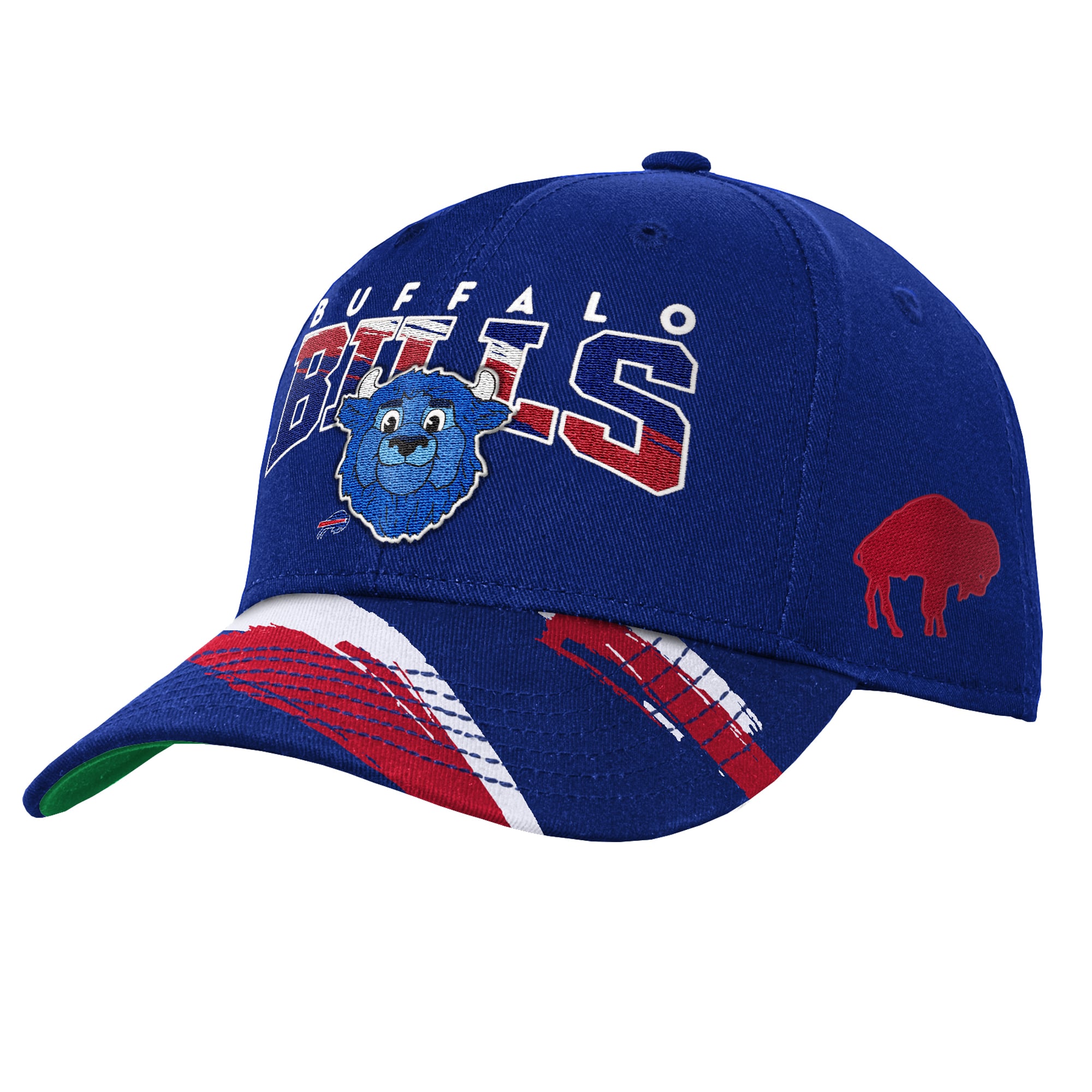 Youth Mitchell & Ness Royal Buffalo Bills Big Head Pro Crown Snapback Hat