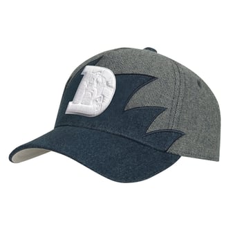 Youth Mitchell & Ness Denim Denver Broncos Sharktooth Pro Pinch Snapback Hat
