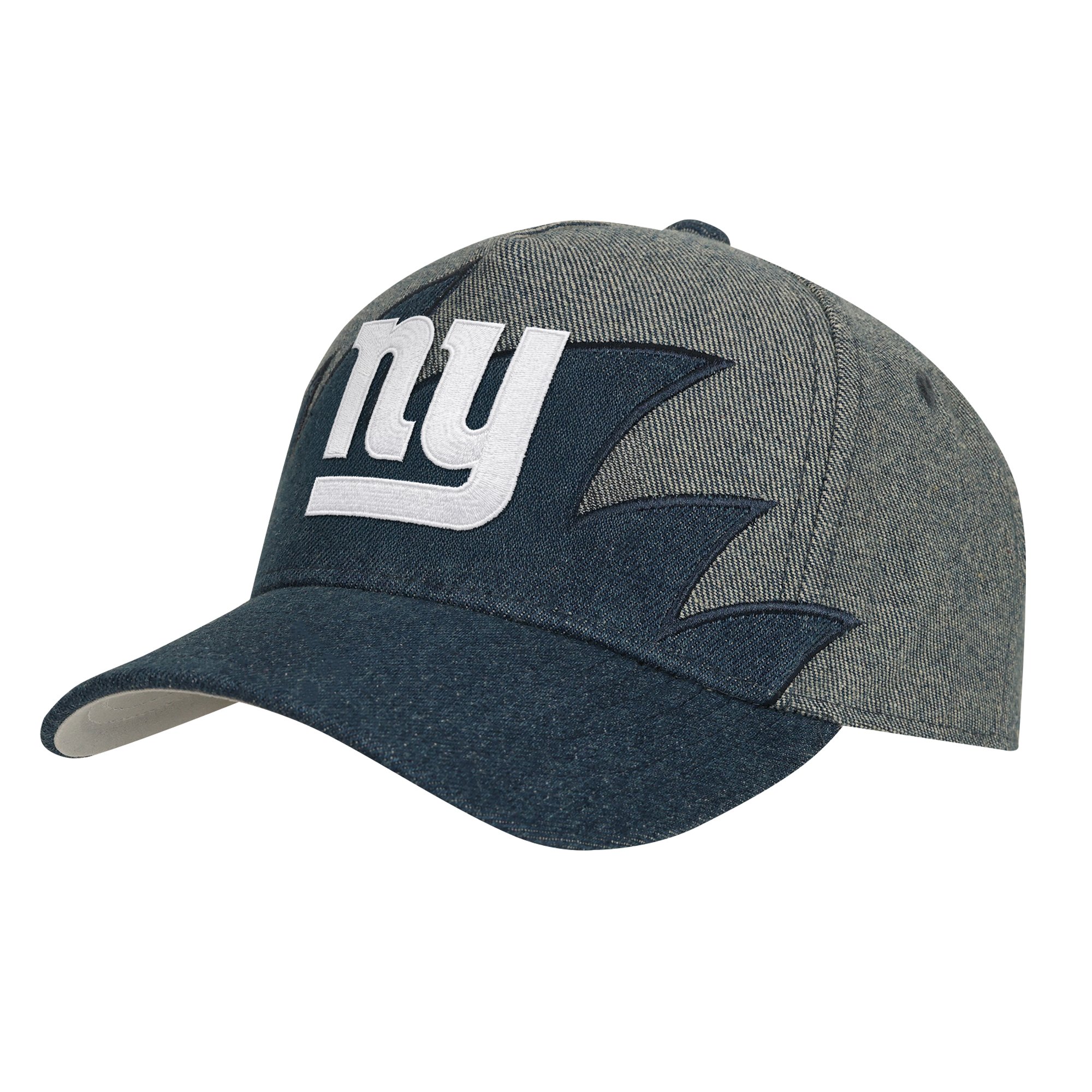 Youth Mitchell & Ness Denim New York Giants Sharktooth Pro Pinch Adjustable Hat