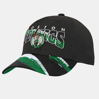 Youth Mitchell & Ness Black Boston Celtics Big Head Pro Crown Snapback Hat