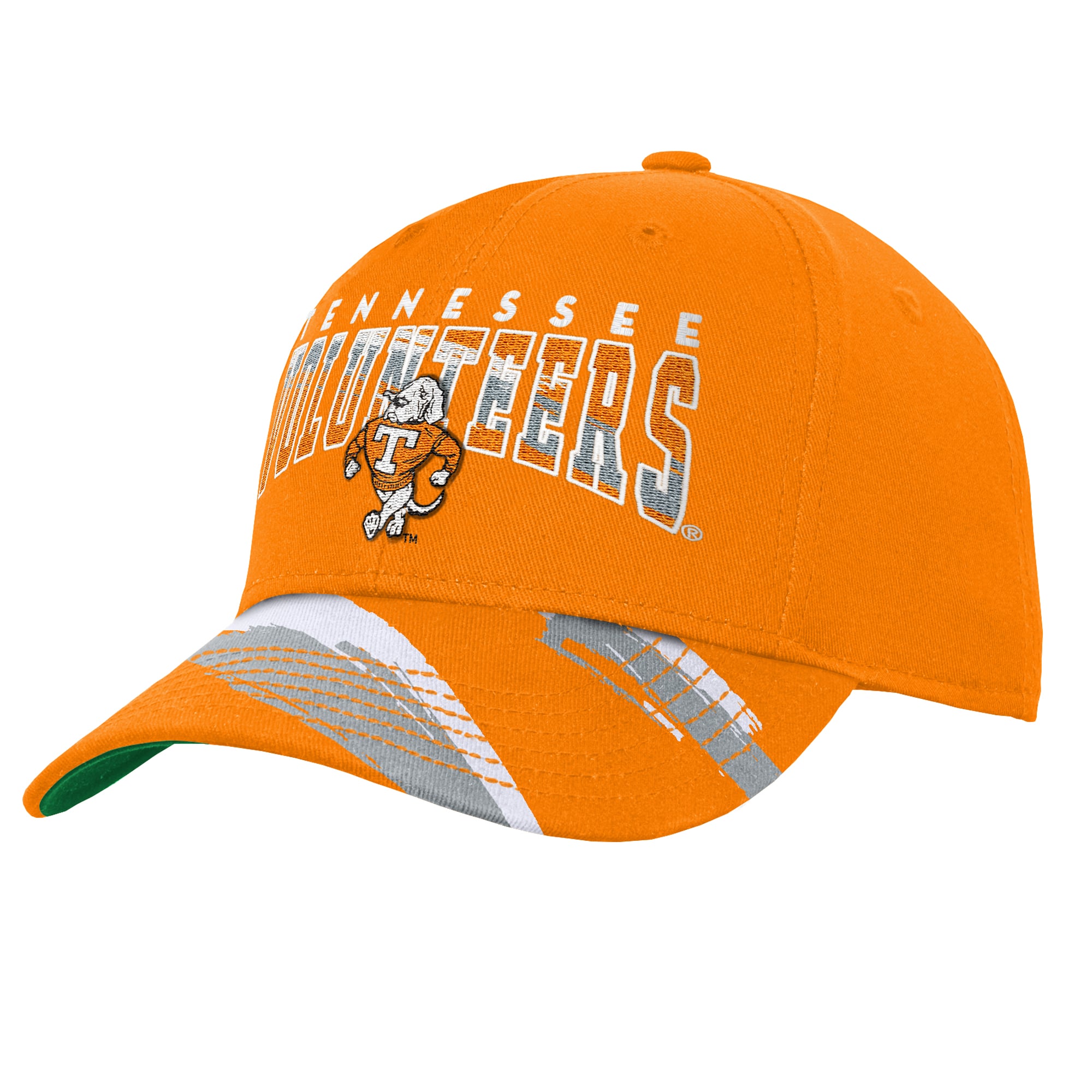 Youth Mitchell & Ness Tennessee Orange Tennessee Volunteers Mascot Streaks Pro Crown Adjustable Hat