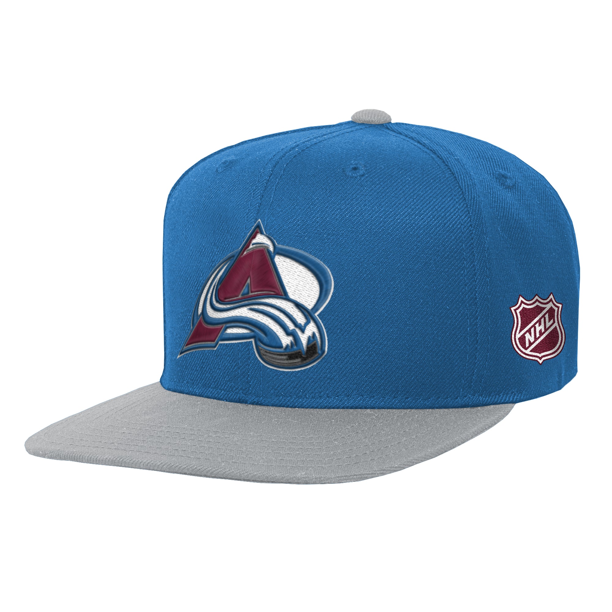 Youth Mitchell & Ness  Blue/Silver Colorado Avalanche Legendary Snapback Hat
