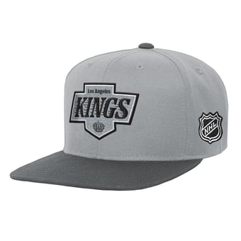 Youth Mitchell & Ness  Silver/Black Los Angeles Kings Legendary Snapback Hat