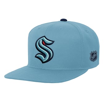 Youth Mitchell & Ness  Light Blue Seattle Kraken Legendary Snapback Hat
