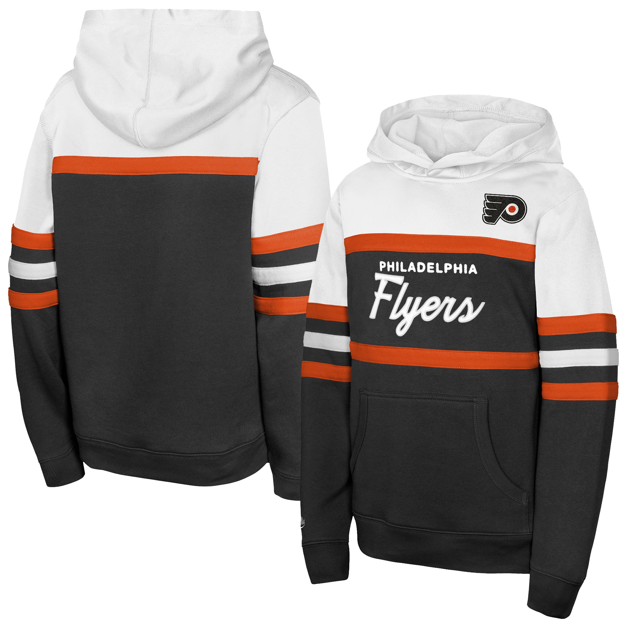 Youth Mitchell & Ness  Black Philadelphia Flyers Head Coach Hoodie