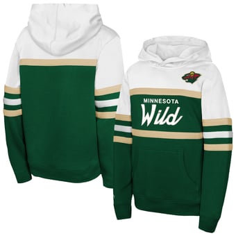 Youth Mitchell & Ness  Green Minnesota Wild Head Coach Hoodie