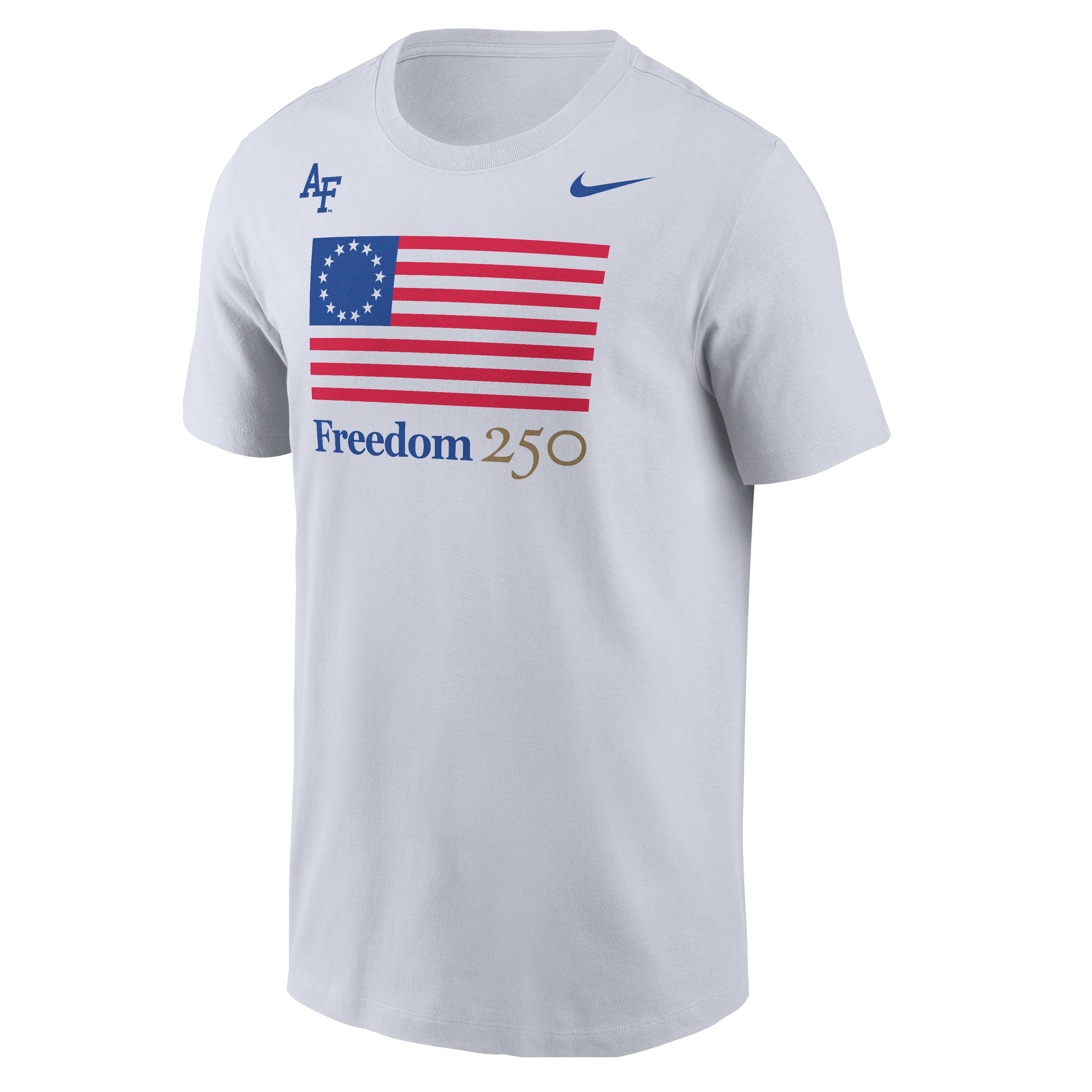Men's Nike White Air Force Falcons Freedom 250 T-Shirt