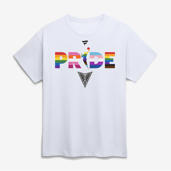 Men's  White Golden State Valkyries WNBA Pride T-Shirt