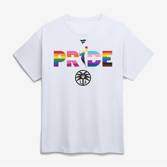 Men's  White Los Angeles Sparks WNBA Pride T-Shirt