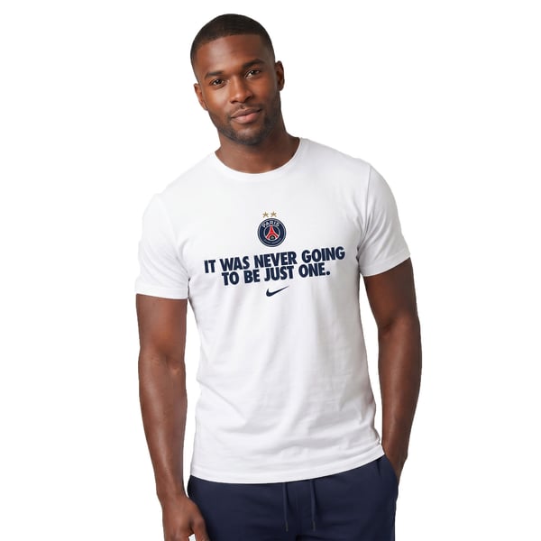 T-Shirt PSG Nike Champions d'Europe - Blanc