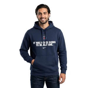 Sweat à capuche PSG Champions d'Europe - Bleu, vue 1