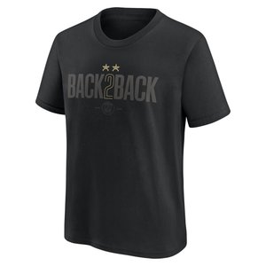 T-Shirt PSG Étoile Eiffel 2 Champions d'Europe Back to Back - Noir - Enfant, vue 3