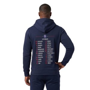Sweat à capuche PSG Champions d'Europe Roster - Bleu, vue 3